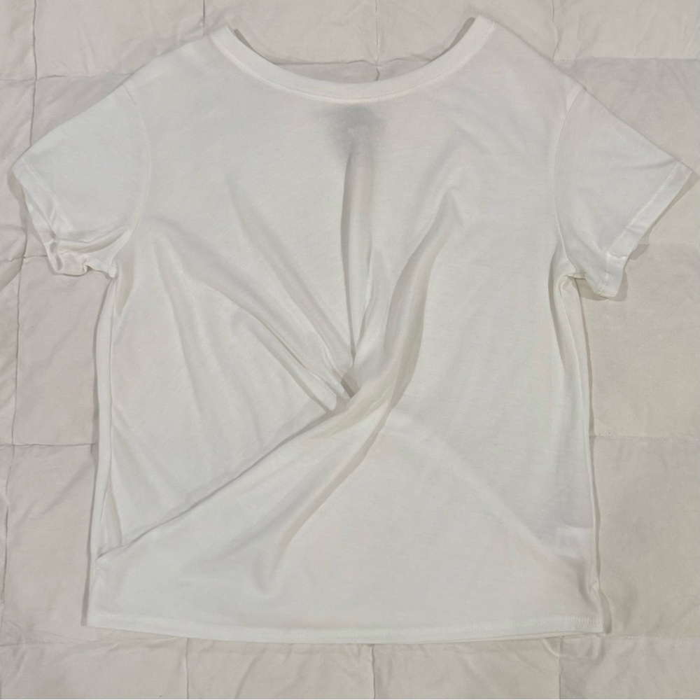 Zella Girls White Top with Ruching